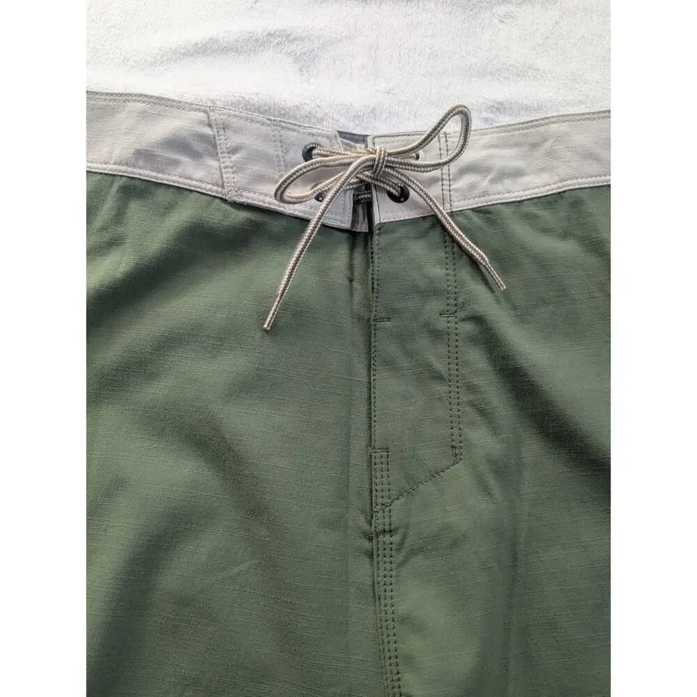 Hurley Phantom Naturals Men's Size 38 Green 18” Boardshorts Swim Trunks NWT